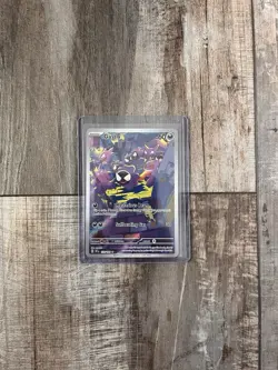 Gastly Full art Holo Rare Pokemon Scarlet & Violet Temporal Forces 177/162 - Image 1