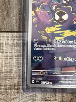 Gastly Full art Holo Rare Pokemon Scarlet & Violet Temporal Forces 177/162 - Image 4