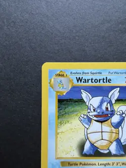 Pokemon Card Shadowless - Wartortle 42/102 NEAR MINT +. Stage 1. 1999 PHOTOS - Image 2