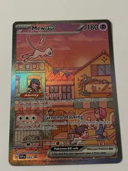 Mew EX 053 Scarlet & Violet 151 UPC Promo Pokemon TCG Card Black Star Promo NM - Image 1