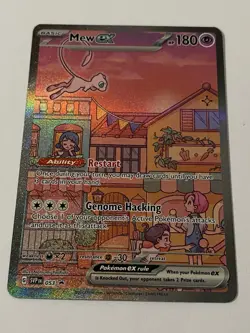 Mew EX 053 Scarlet & Violet 151 UPC Promo Pokemon TCG Card Black Star Promo NM - Image 2