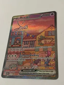 Mew EX 053 Scarlet & Violet 151 UPC Promo Pokemon TCG Card Black Star Promo NM - Image 3