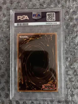 YUGIOH BPT-003 BLUE EYES WHITE DRAGON SECRET RARE HOLO FOIL CARD PSA 8 NM-MT - Image 2