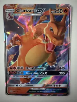 Charizard GX SM211 Black Star Promo Full Art Holo Card Near Mint - Image 1