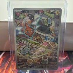 Pokemon TCG Rotom 197/182 Destined Rivals Full Art Holo Card - Image 1