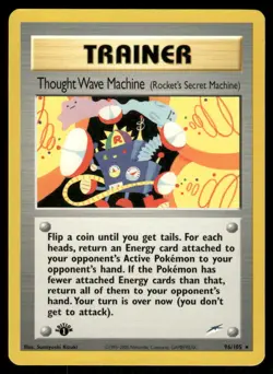 Pokemon Cards Thought Wave Machine 96/105 1st Edition Neo Destiny WOTC Rare NM - Image 1