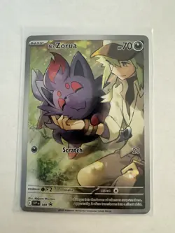 N's Zorua 189 Sv: Scarlet & Violet Promo Cards Holo NM - Image 1