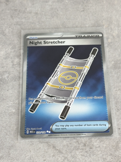 Pokemon Night Stretcher 173/132 Ultra Rare Mega Evolution Trainer Card Holo NM - Image 1