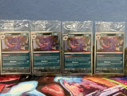 Pokemon Gengar GameStop Promo Stamped Card English 050/088 SEALED Qty-4 - Image 1