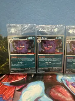 Pokemon Gengar GameStop Promo Stamped Card English 050/088 SEALED Qty-4 - Image 3
