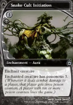 SNAKE CULT INITIATION X4 4 4X Future Sight MTG Magic the Gathering Cards DJMagic - Image 1