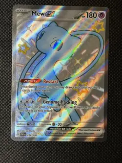 Mew ex 216/091 - Pokemon TCG Paldean Fates Shiny Full Art Ultra Rare Card NM - Image 1