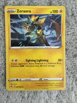 Zeraora - (Cosmos Holo) 061/185 Miscellaneous Cards & Products Holo Near Mint - Image 3