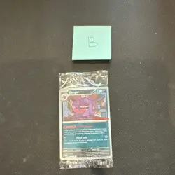 Pokemon GameStop Promo Gengar Exclusive Sealed Card Pack English 2022 - Image 3