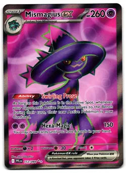 Mismagius ex 112/094 - Phantasmal Flames Ultra Rare Pokemon TCG - NM Card - Image 1