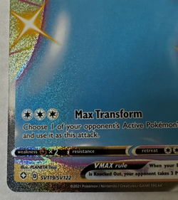 Pokemon Card - Ditto VMAX Shining Fates SV119/SV122 Shiny Holo Rare NEAR MINT - Image 5