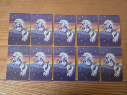 22 Bella Sara Northern Lights Horse Pegasus Trading Cards Native American Purple - Image 2