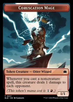 Coruscation Mage Token (017) Bloomburrow BLB MTG Magic - Image 1