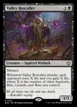Valley Rotcaller Foil (119) Bloomburrow BLB MTG Magic - Image 1
