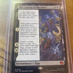 MTG The Cloning of Shredder 0060 FOIL Mythic Saga TMNT TMT Ninja Mutant NM - Image 1