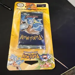 Pokemon Base Set Blister Pack Blastoise Artwork 1999 - Image 5
