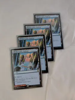 Riverglide Pathway/Lavaglide Pathway ZNR NM Magic The Gathering (Set Of 4) - Image 1