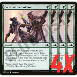 MTG Confront the Unknown (Shadows over Innistrad) 198/297 (NEAR MINT) (4X) - Image 1