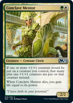 x4 Conclave Mentor U MTG Core Set 2021 M/NM, English - Image 1
