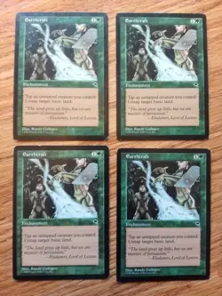 MTG Magic Earthcraft x4 Tempest MP - Image 1