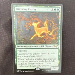 Wizards of the Coast Enduring Vitality Duskmourn Green Enchantment Creature 0176 - Image 1