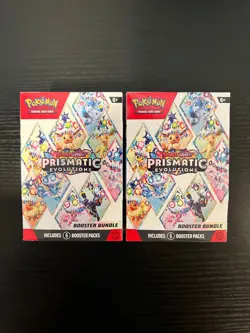 Pokemon TCG Prismatic Evolutions Booster Bundle (Lot of 2) - New, Factory Sealed - Image 1