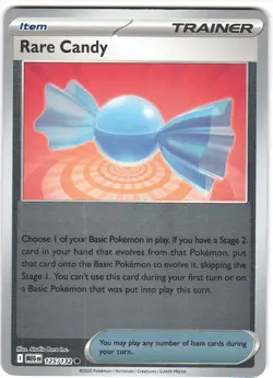 Rare Candy 125/132 Reverse Holo C Mega Evolution NM Pokemon - Image 1