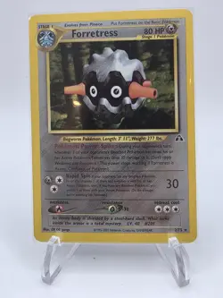 Pokemon TCG Forretress 2/75 Neo Discovery Holo Rare WOTC VTG LP 2000 - Image 1