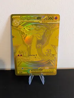 Pokemon Mega Evolution Phantasmal Flames Mega Charizard 130/094 NM - Image 3