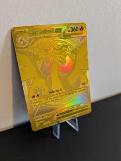 Pokemon Mega Evolution Phantasmal Flames Mega Charizard 130/094 NM - Image 5