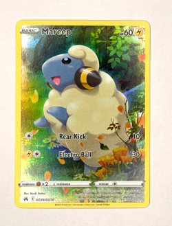 Pokemon Crown Zenith Mareep GG34 Full Art Ungraded Near Mint - Image 1