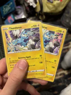POKEMON CHILLING REIGN HOLO RARE THUNDURUS 052/198 NM/MINT - Image 3