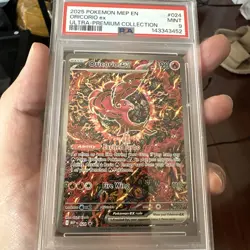 Oricorio EX 24 Promo Ultra Premium Collection 2025 Pokemon MEP EN PSA Mint 9 - Image 1