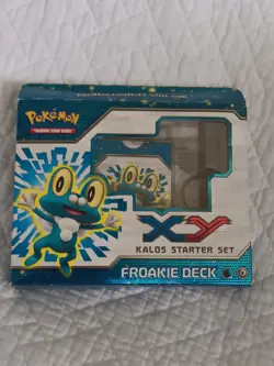 Pokemon XY Kalos Starter Set Froskie Deck Box And Some Inserts Only - Image 1