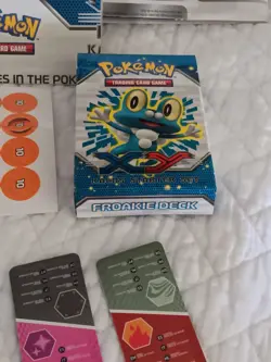 Pokemon XY Kalos Starter Set Froskie Deck Box And Some Inserts Only - Image 4