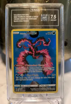 Pokemon TAG 7.4 Galarian Moltres SWSH284 SWSH: Sword & Shield Promo - Image 1