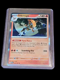2024 Pokemon S&V Twilight Masquerade Holographic Holo Foil Infernape 33 /167 NM - Image 1