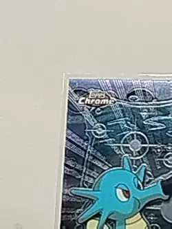 2000 Pokemon Topps Chrome TV Animation Edition Series 2 Horsea #116 - Image 3