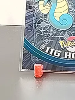 2000 Pokemon Topps Chrome TV Animation Edition Series 2 Horsea #116 - Image 4