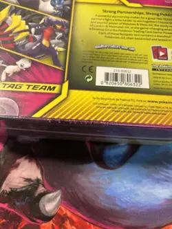 Pokemon TCG: Mewtwo & Mew GX Tag Team Power Partnership Tin Factory Sealed - Image 4