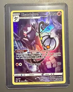 Pokemon TCG Chandelure Verlorener Ursprung Trainer Galerie TG04/TG30 Holo Ultra - Image 1