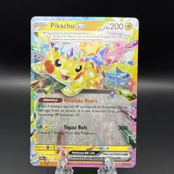 Pikachu ex 057/191 - Pokemon TCG - Surging Sparks Double Rare Holo LP - Image 1