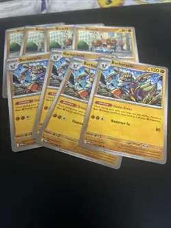 Playset 4x Binacle 042/088 + 4x Barbaracle 043/088 - Perfect Order Pokemon TCG - Image 1