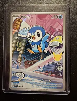 Pokemon TCG First Partner Illustration Collection Holo Chimchar, Turtwig, Piplup - Image 1