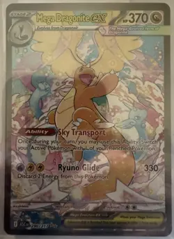 Pokemon Mega Dragonite EX 370 - 290/217 EN - 🔥 FRESH PULL 🔥 - Image 2